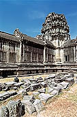 Angkor Wat temple, the fourth enclosure, the west gopura 